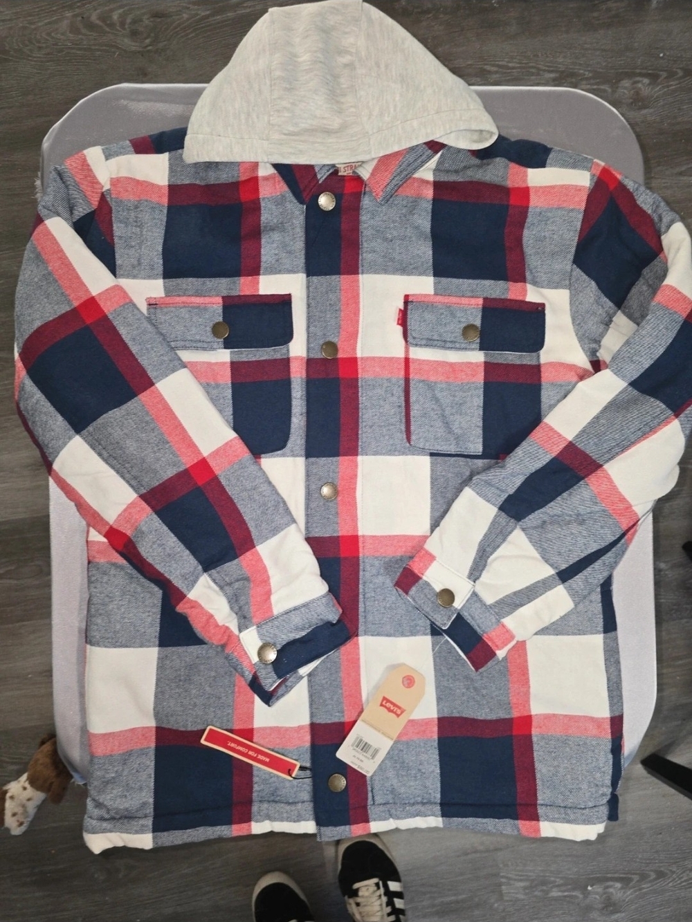 Levi's Boys Thick Flannel Jacket